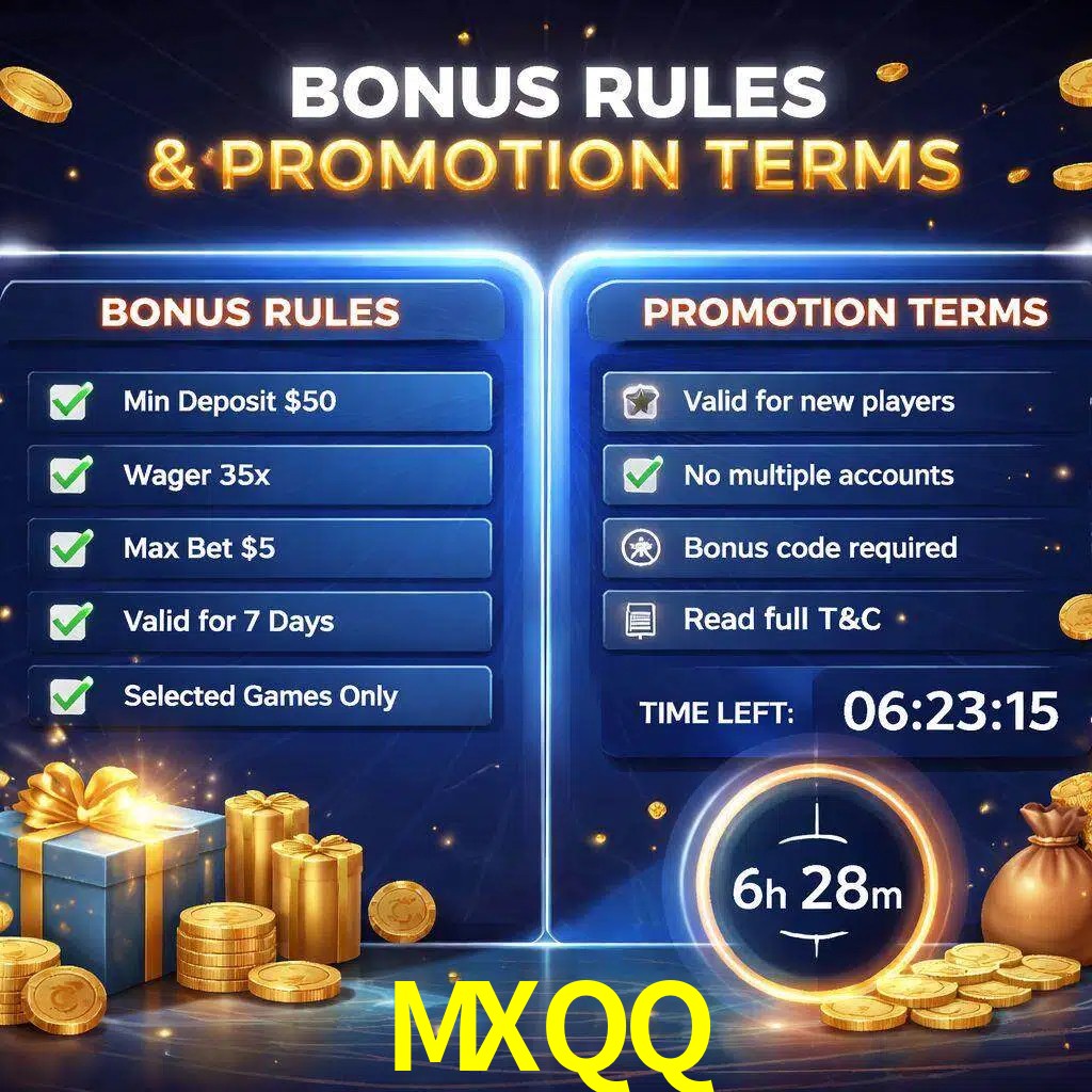Reglas de promoción MXQQ y condiciones de bonos explicadas visualmente